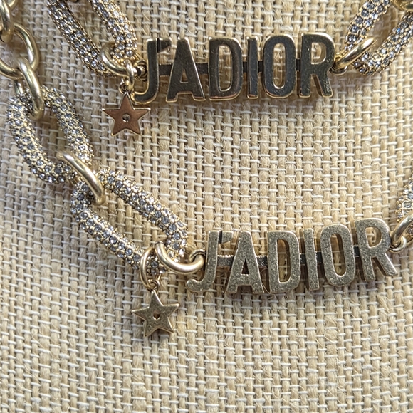 Gold and Silver J'ADIOR Necklace, Bracelet And Earrings - Picture 3 of 5